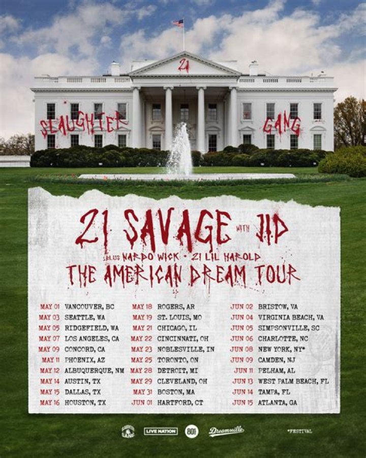 21 Savage Announces His American Dream Tour