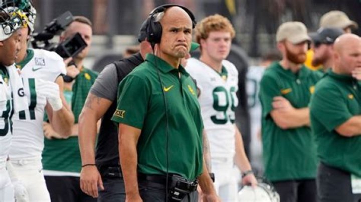 Baylor University Football Head Coach Dave Aranda's Bio, Parents, Family, Net Worth, Salary, Contract, Earnings, Children, Wife, Career, Stats