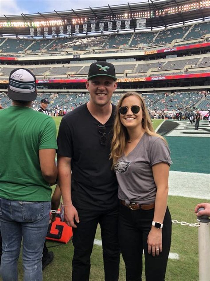 Has a career earning of $1,632,119, How much is Rhys Hoskins net worth? Is he married?