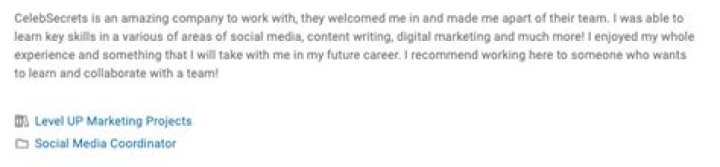 Jobs – Celeb Secrets