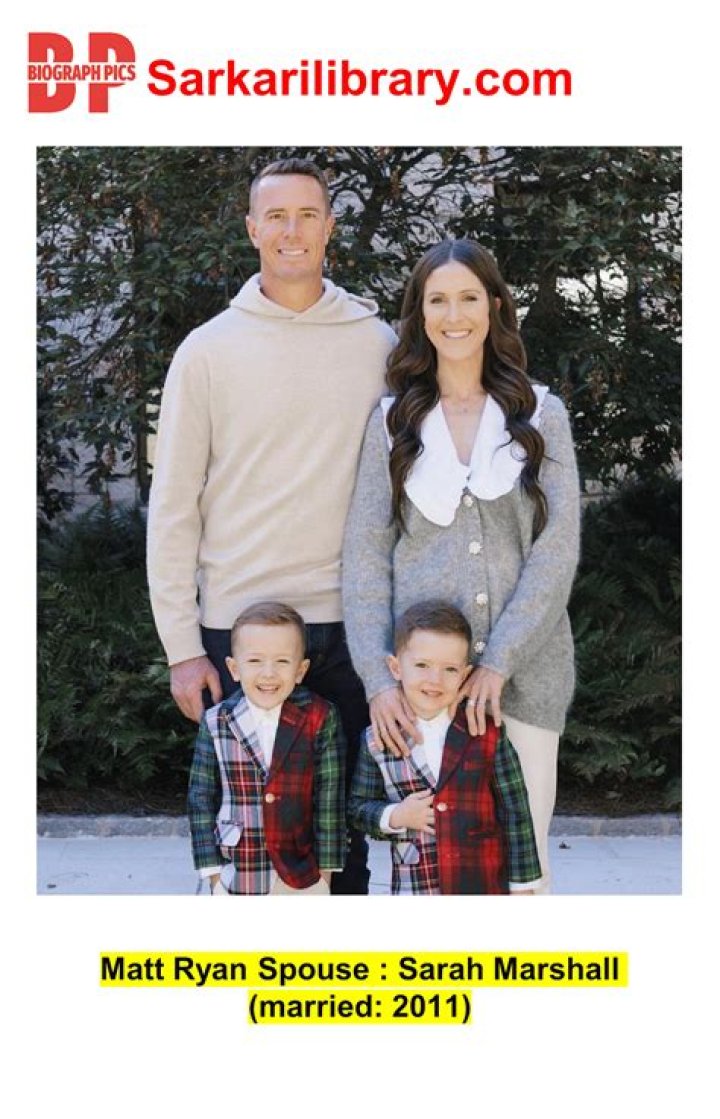 Matt Ryan’s Wife Sarah Marshall: Is Matt Ryan married To Arthur Blank Grand Daughter?