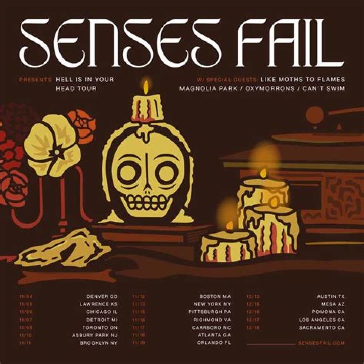 Senses Fail Drop Out Of Their Upcoming Hell In Bloom Tour For A Better Offer