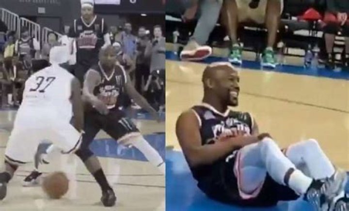 
Streetball Star Larry Williams AKA Bone Collector Drops Floyd Mayweather