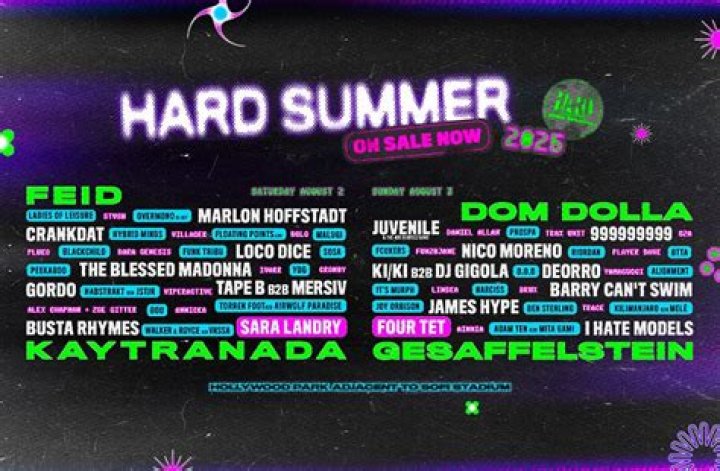 The Heat Is On! Hard Summer Announces 2023 Lineup – Celeb Secrets