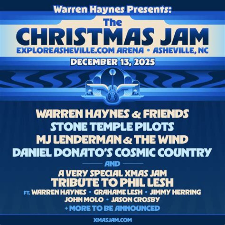 Warren Haynes Announces The Lineup For The 32nd Annual Christmas Jam Benefit Concert