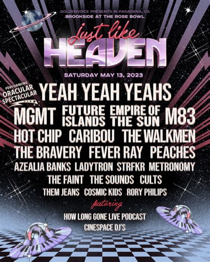 Yeah Yeah Yeahs, Phoenix, MGMT, and Beach House To Headline Inaugural Just Like Heaven Fest